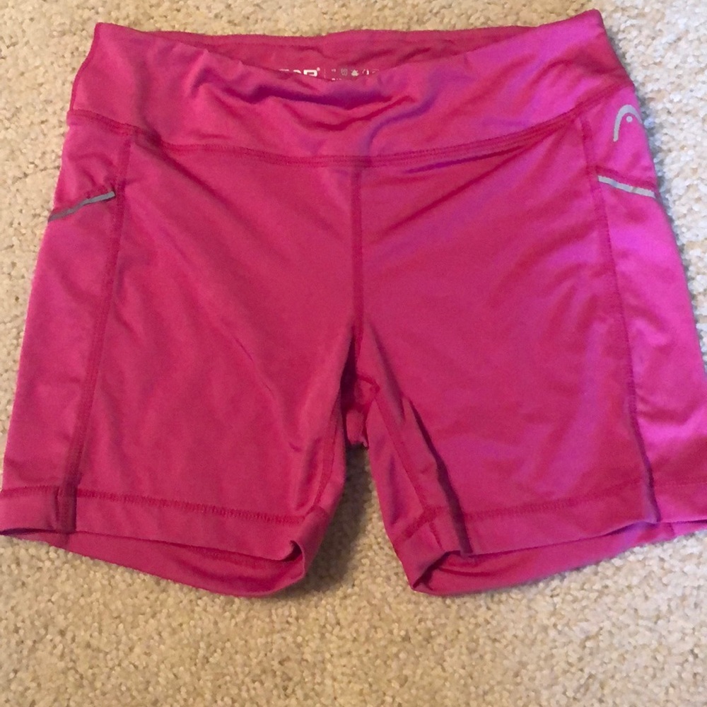 HEAD Small Pink compression shorts EUC
